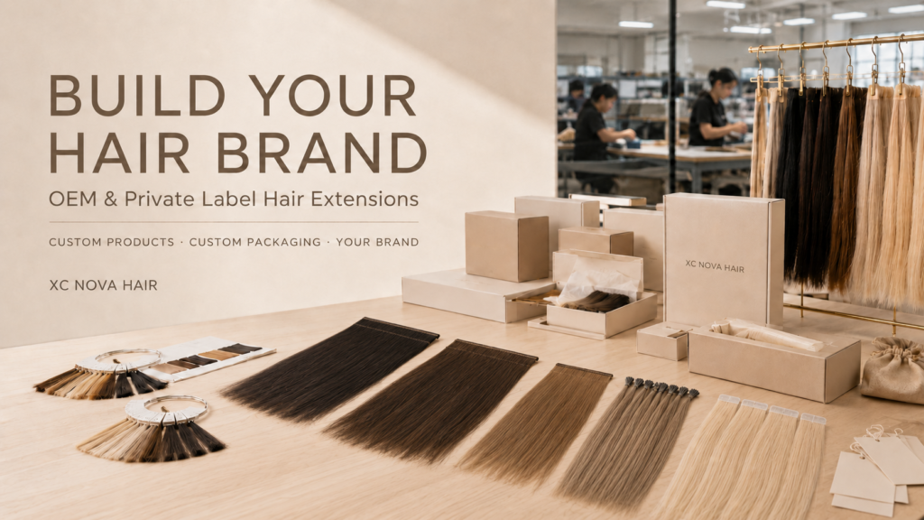 OEM and Private Label Hair Extensions: Build Your Brand xcnovahair blog4