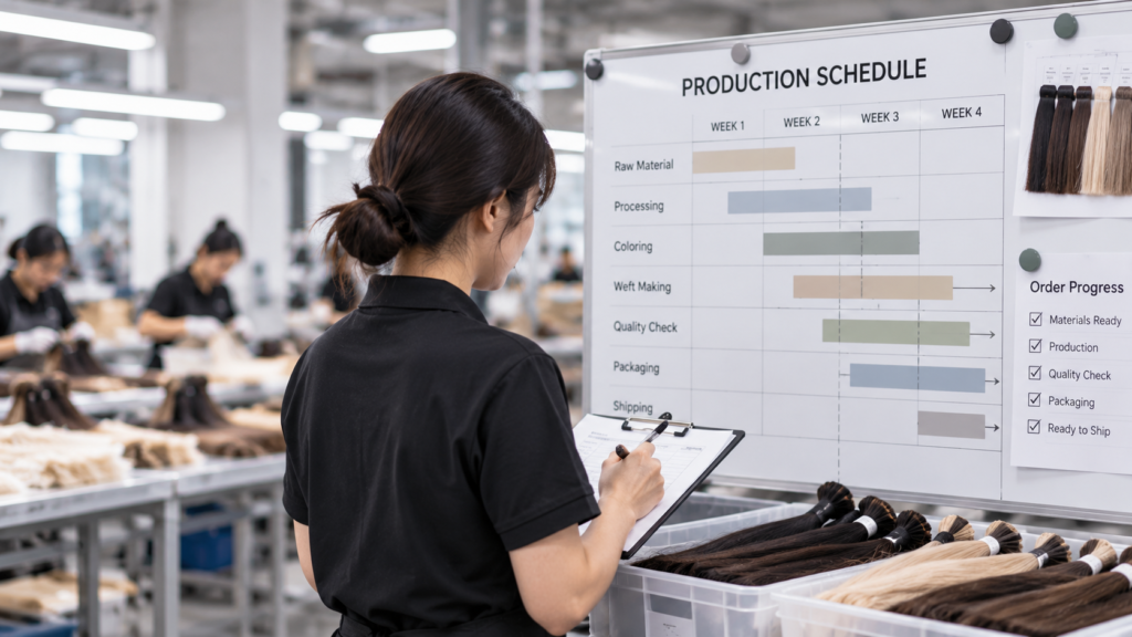 production scheduling
